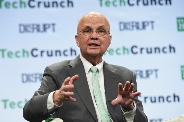 <p>General Michael Hayden speaks onstage during TechCrunch Disrupt NY 2016 at Brooklyn Cruise Terminal on May 11, 2016 </p>