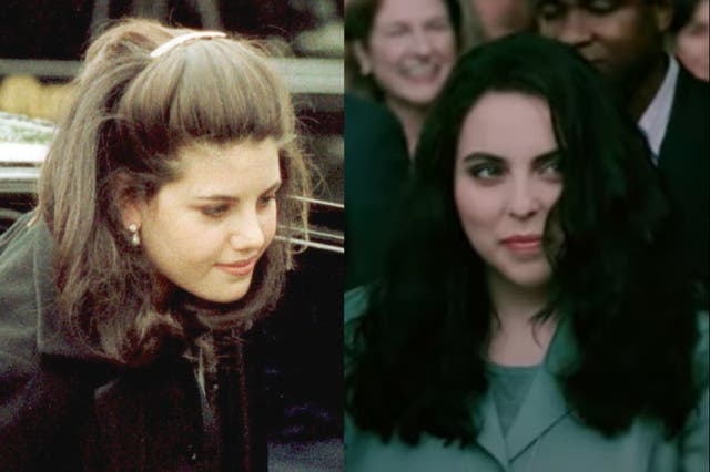 <p>Monica Lewinsky (left) is portrayed in ‘Impeachment: American Crime Story’ by Beanie Feldstein (right)</p>