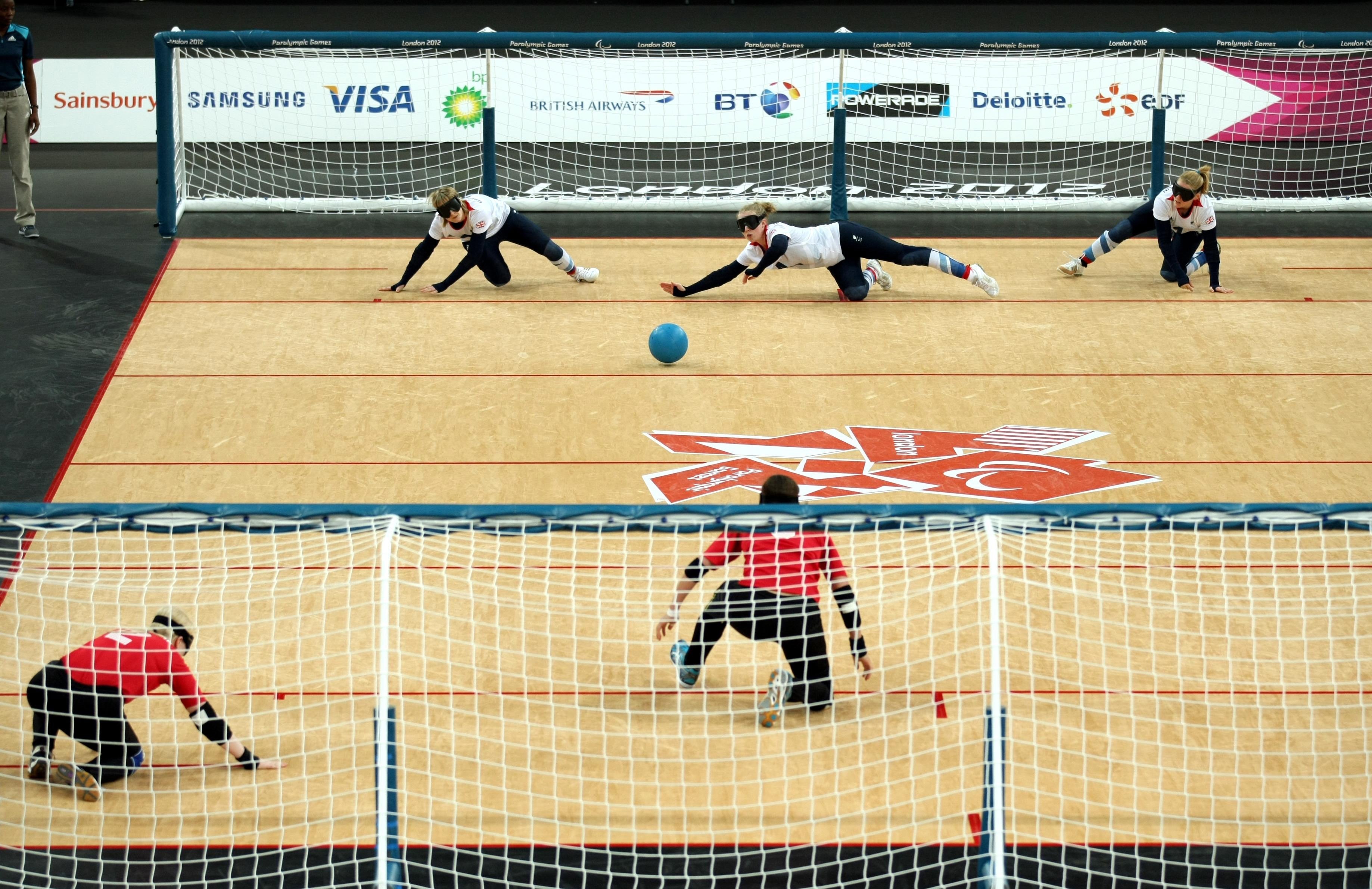 Goalball during the 2012 Olympics in London (Chris Radburn/PA)