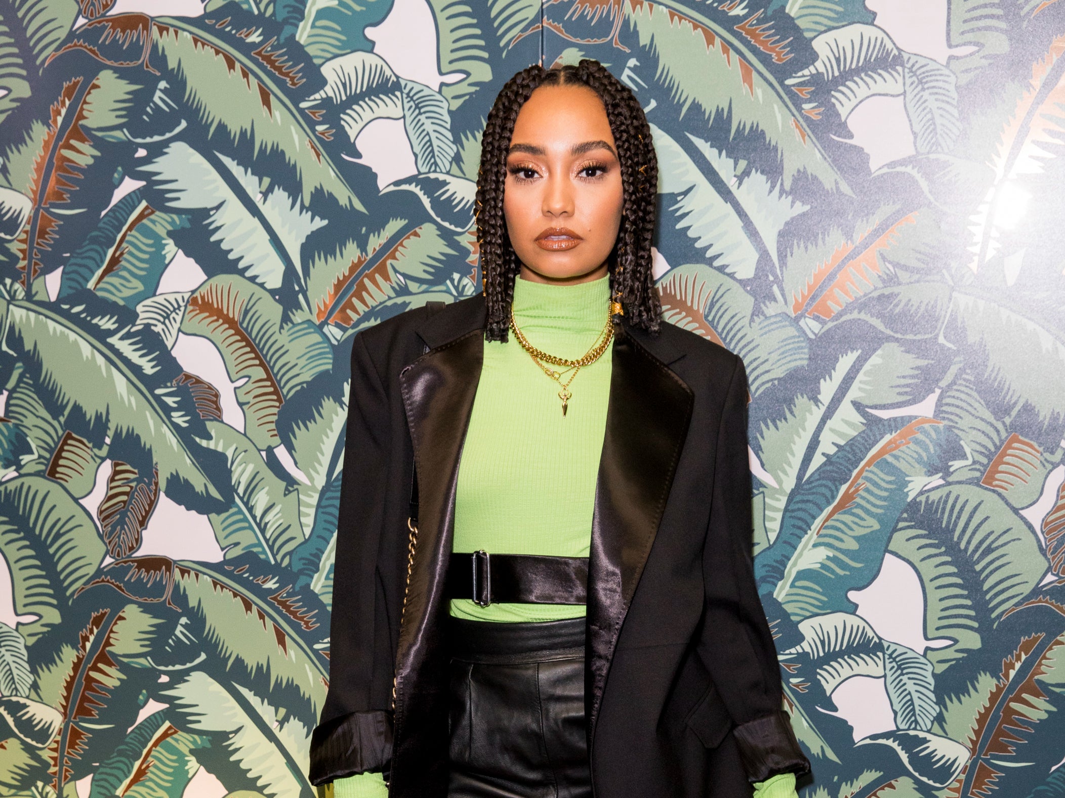 Leigh Anne-Pinnock attends an event in Soho, London