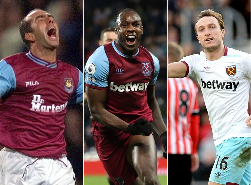 West Ham Top Scorers Michail Antonio Heads Paolo Di Canio And Mark Noble The Independent West Ham Top Scorers Michail Antonio Heads Paolo Di Canio And Mark Noble The Independent
