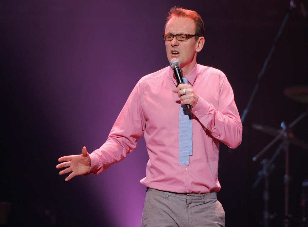 <p>Witty in pink: Lock performing at the Albert Hall in 2009 </p>