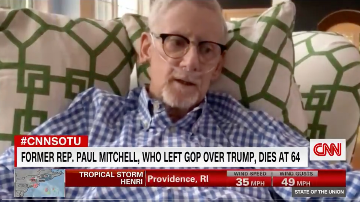 CNN airs final interview with the late Rep Paul Mitchell, who quit GOP over Trump election claims