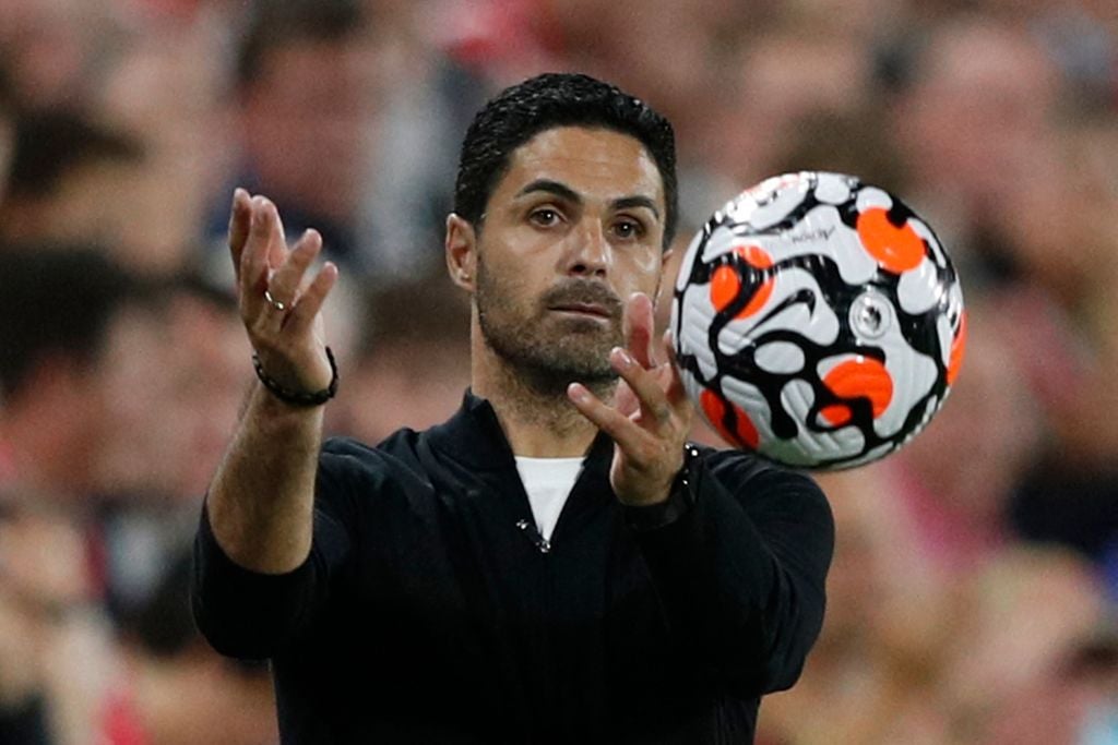 Mikel Arteta provided an assist of sorts for Arsenal’s third goal at Vicarage Road