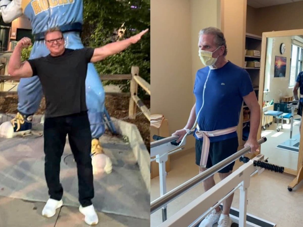 Fitness coach reveals dramatic physical deterioration after getting Covid, as he urges people to get vaccine