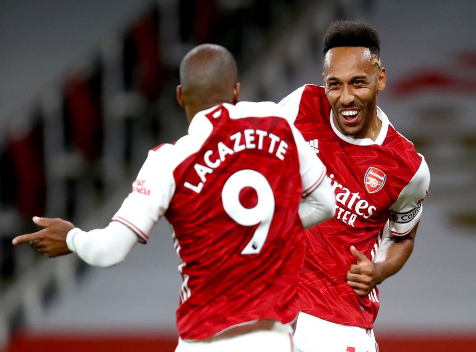 Arsenal news: Mikel Arteta relishing having Aubameyang and Lacazette back  in fold | The Independent