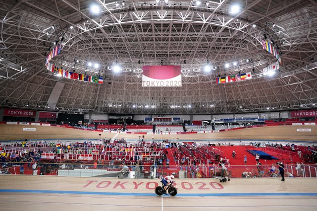 Great Britain’s Dame Sarah Storey set a world record (Tim Goode/PA)