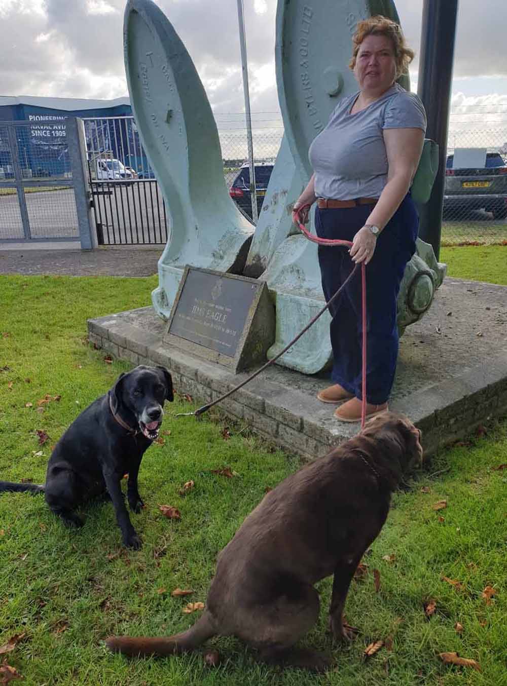 Wendy with Purdy and Zac (Collect/PA Real Life).