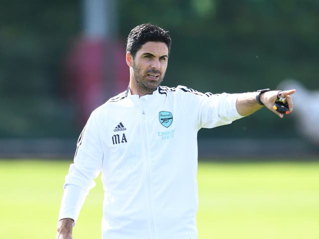 <p>The intensity of Mikel Arteta’s training sessions has been questioned </p>