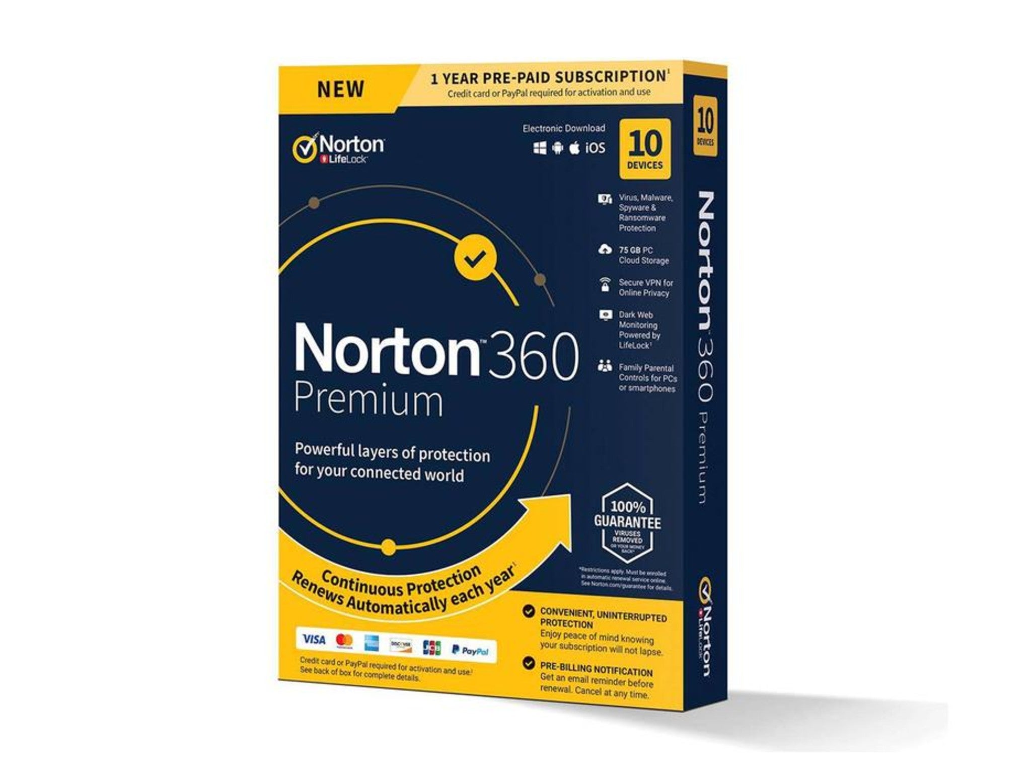 Hvor mye koster Norton 360 Storbritannia?