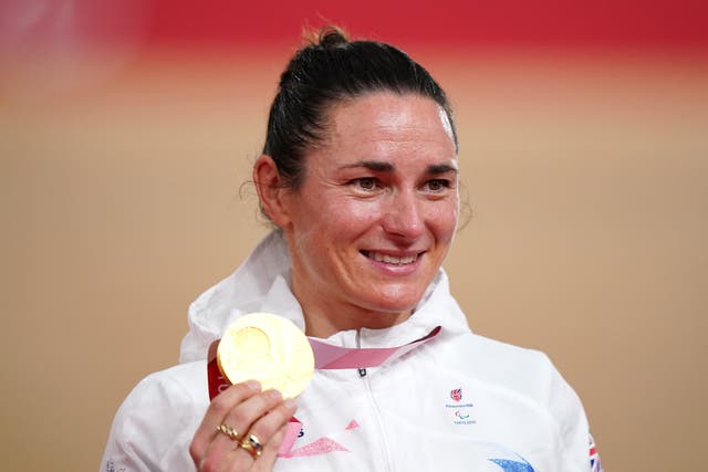 <p>Dame Sarah Storey claimed her 15th Paralympics gold medal at the Tokyo Games (Tim Goode/PA)</p>