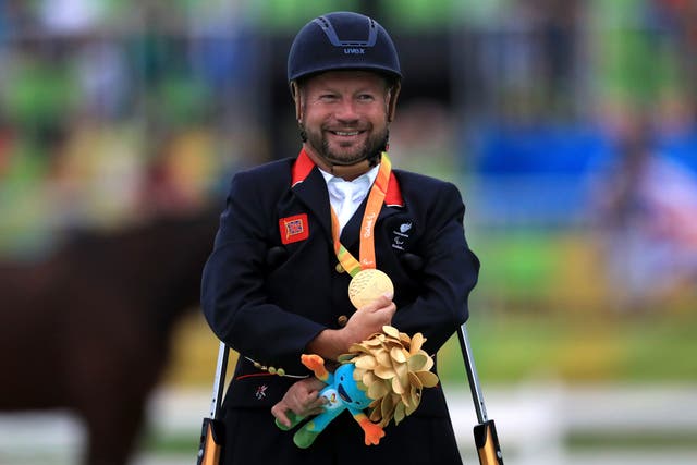<p>Lee Pearson has won 11 Paralympic golds</p>