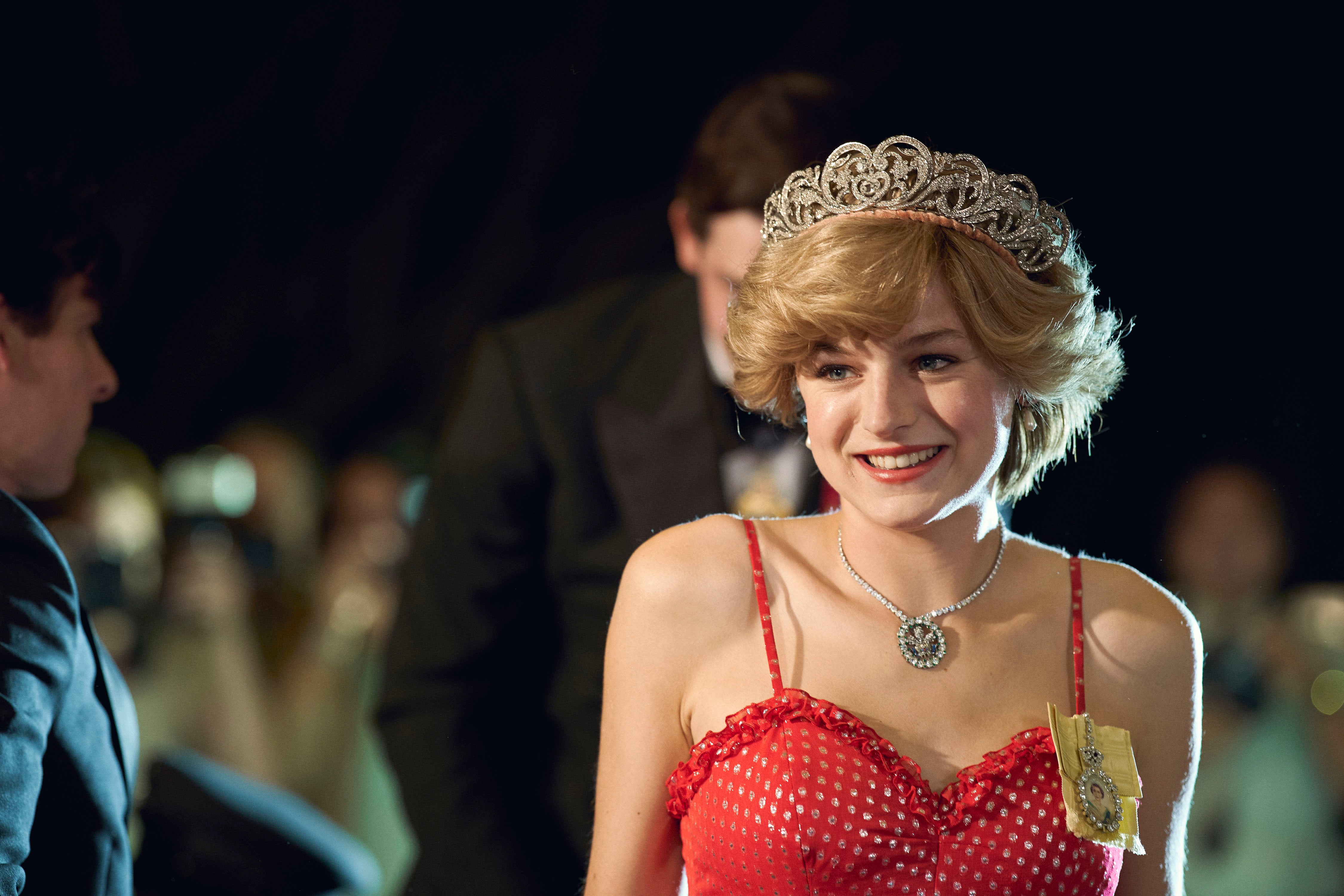 Emma Corrin as Princess Diana in ‘The Crown’