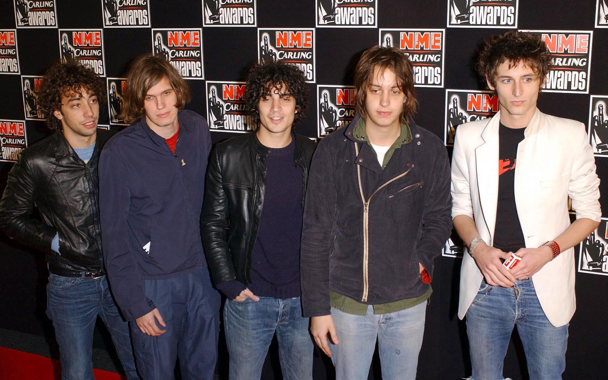 Famous Five: The Strokes were snapped up by UK label Rough Trade in 2001