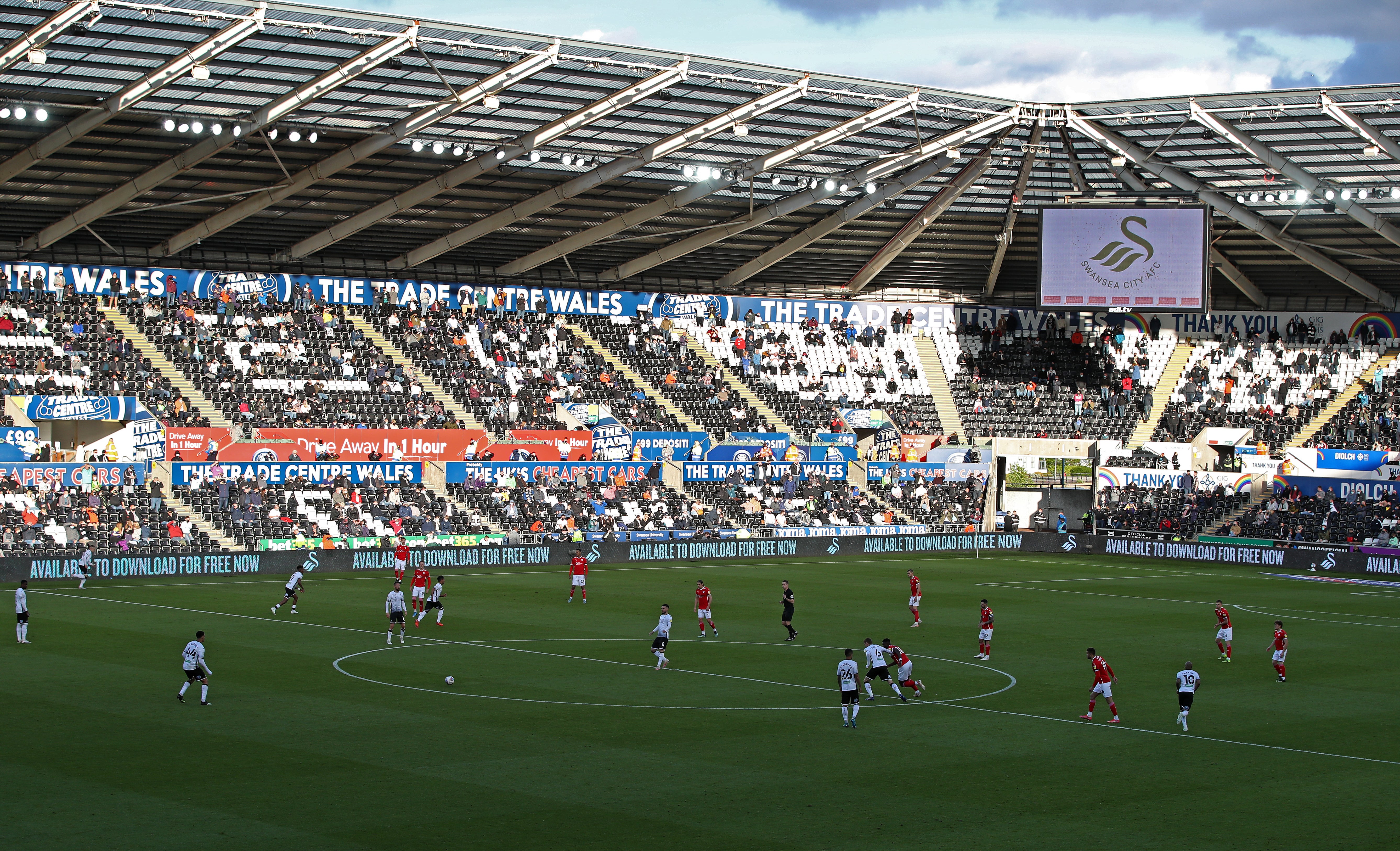 An unnamed Swansea player was target of an alleged racist tweet on Tuesday (Nick Potts/PA)