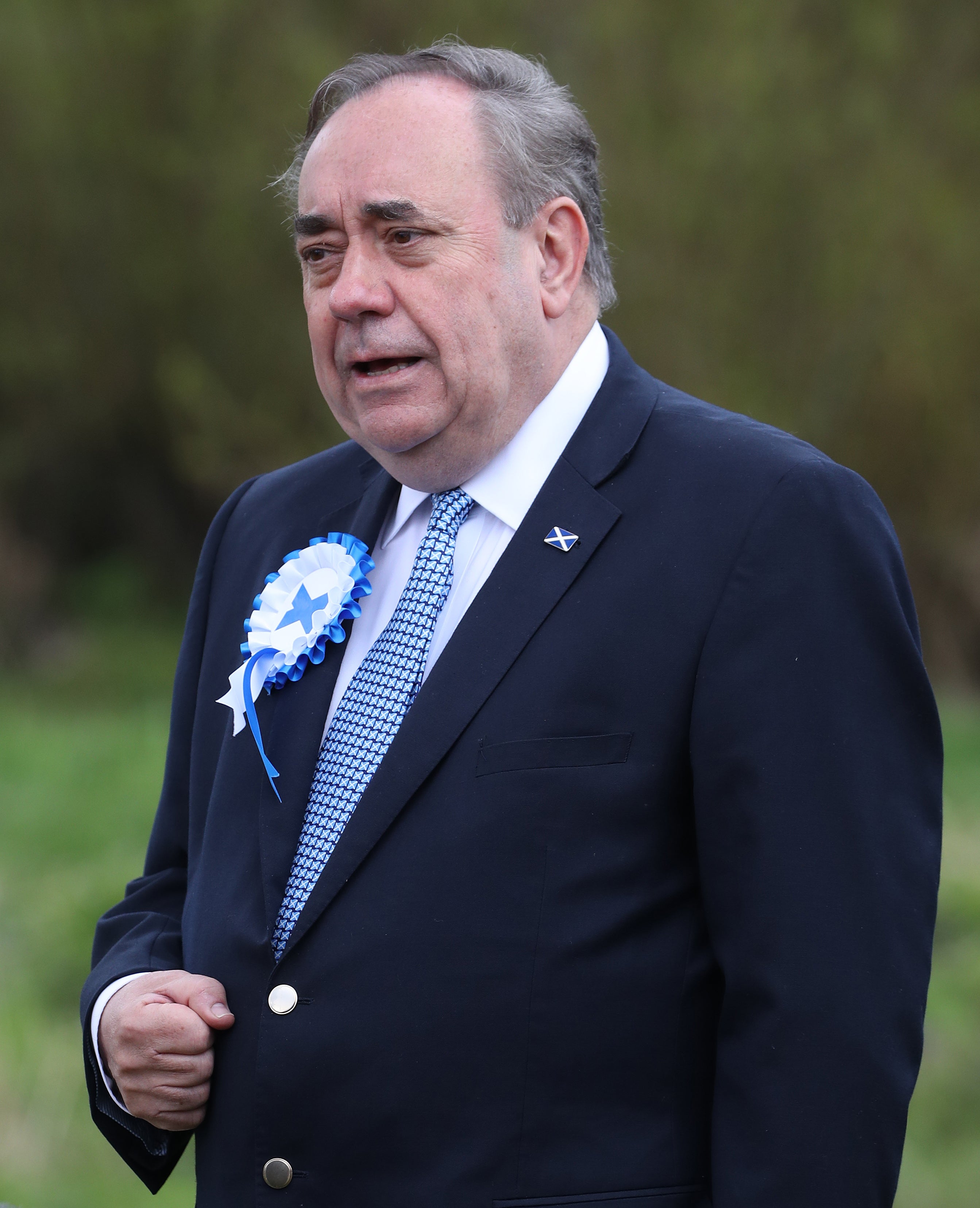 Alex Salmond now leads the Alba party (Andrew Milligan/PA)