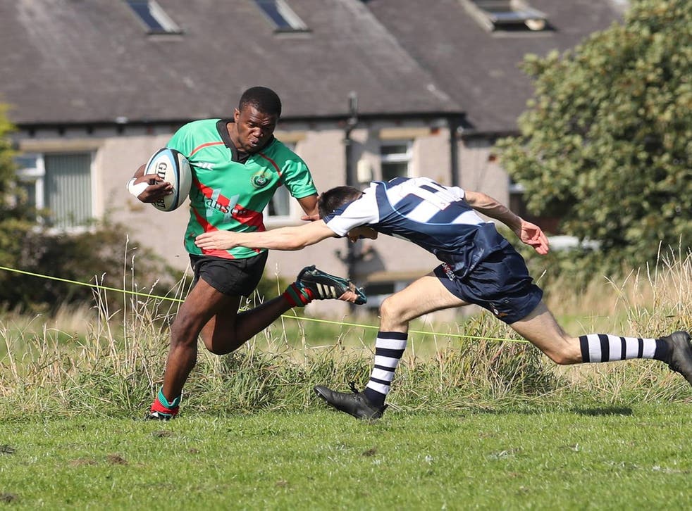 <p>Mr Mpofu plays rugby for Wibsey Rigby Club </p>