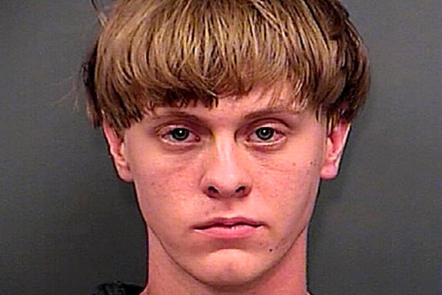 <p>Dylann Roof murdered nine worshippers at a church in South Carolina </p>