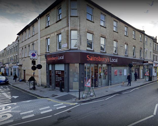 <p>This Sainsbury’s on Fulham Palace Road was among the affected supermarkets</p>