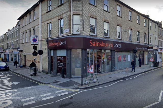 <p>This Sainsbury’s on Fulham Palace Road was among the affected supermarkets</p>