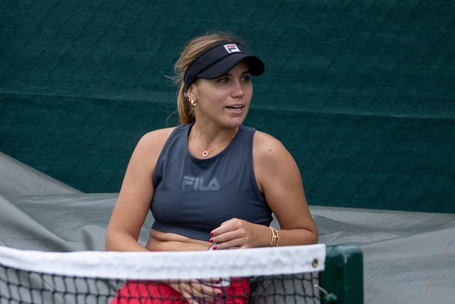 Sofia Kenin has pulled out of the tournament (AELTC/David Gray)