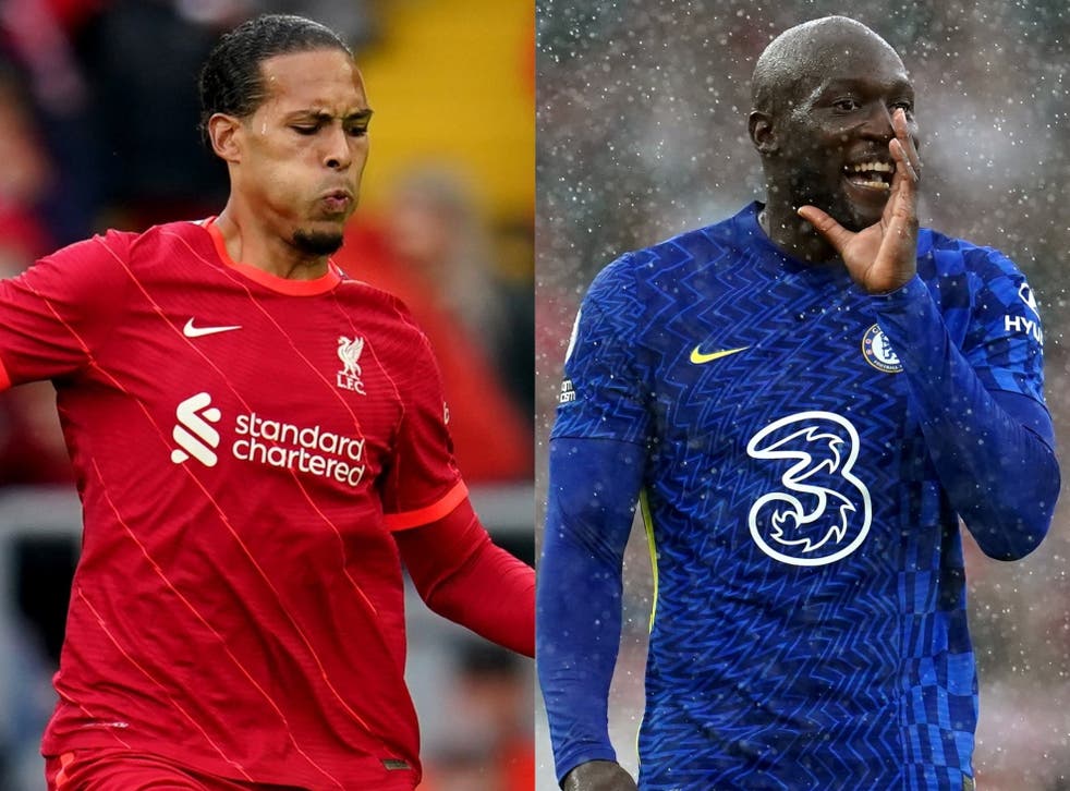 <p>Who will come out on top this week in the battle between Virgil Van Dijk and Romelu Lukaku? (PA)</p>