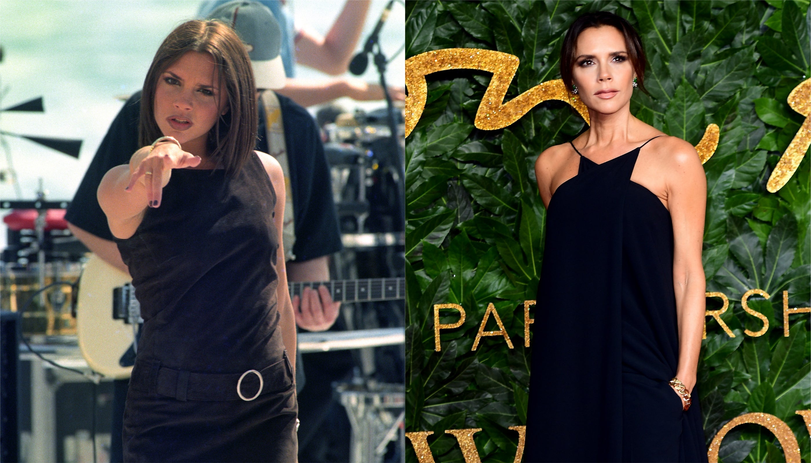 Victoria Beckham, then and now (Neil Munns/Ian West/PA)