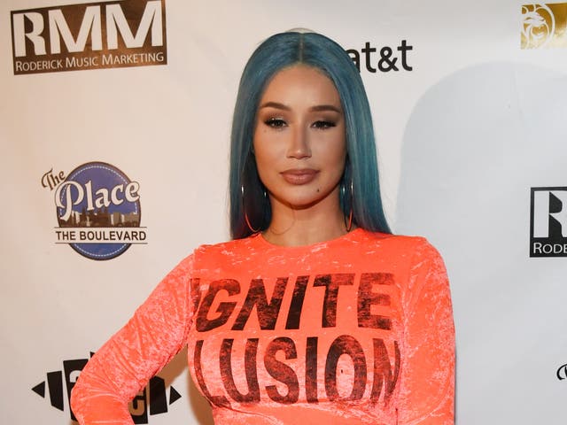 <p>Iggy Azalea at the All Star Game 2019 beach concert in Las Vegas, US</p>