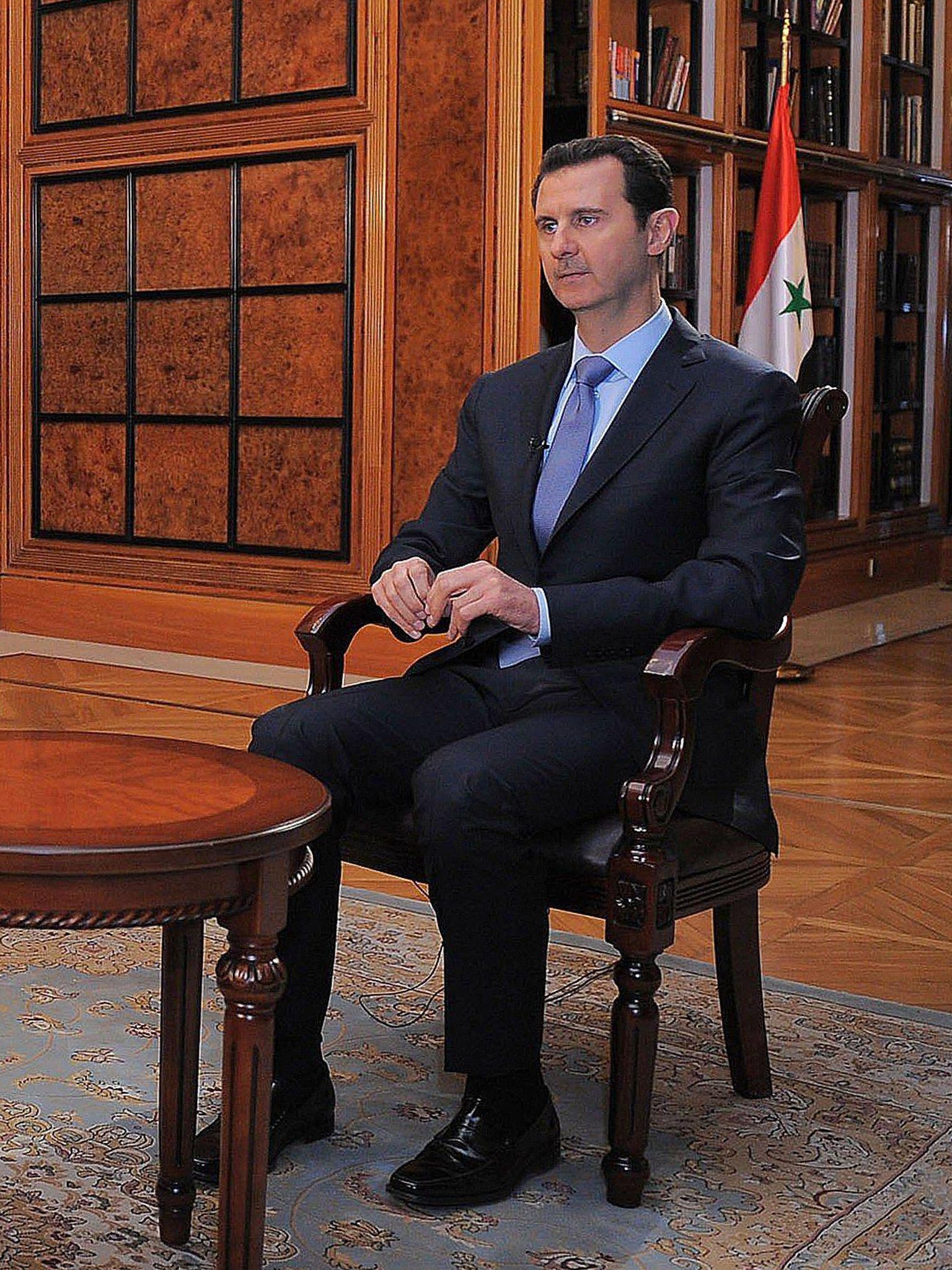 Akkad met President Assad and told him he was doomed to fall one day for killing his own people