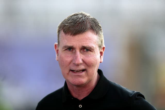 Republic of Ireland boss Stephen Kenny has named his squad for the World Cup qualifiers against Portugal, Azerbaijan and Serbia (Trenka Attila/PA)