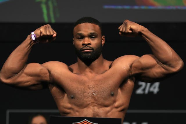 <p>Tyron Woodley will take on Jake Paul this weekend</p>