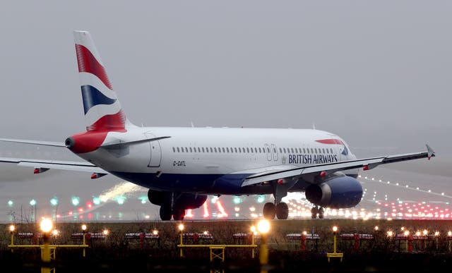 British Airways is planning to launch a subsidiary to operate short-haul flights at Gatwick Airport (Gareth Fuller/PA)