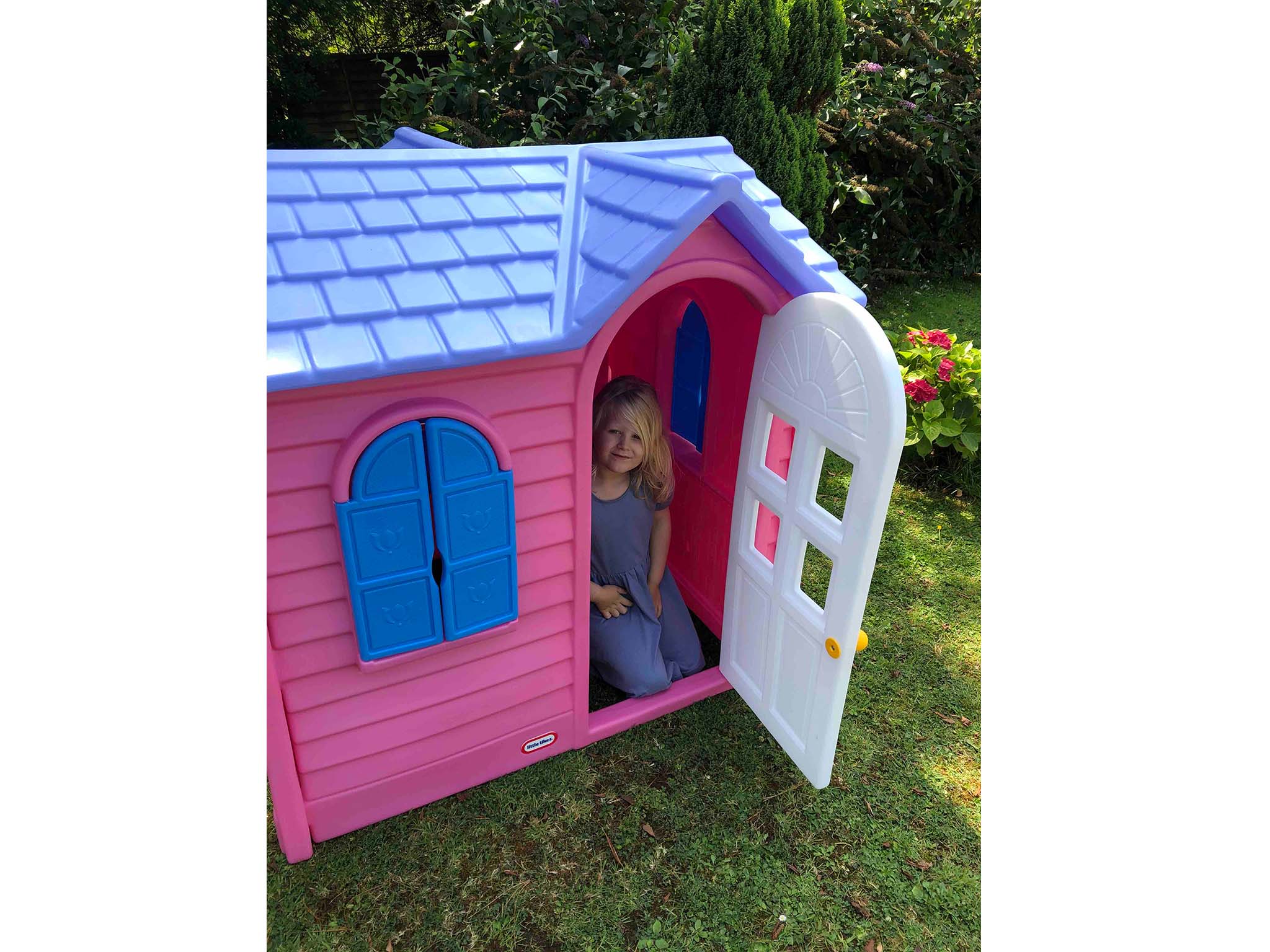 Pink country cottage playhouse