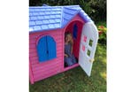 Pink country cottage playhouse