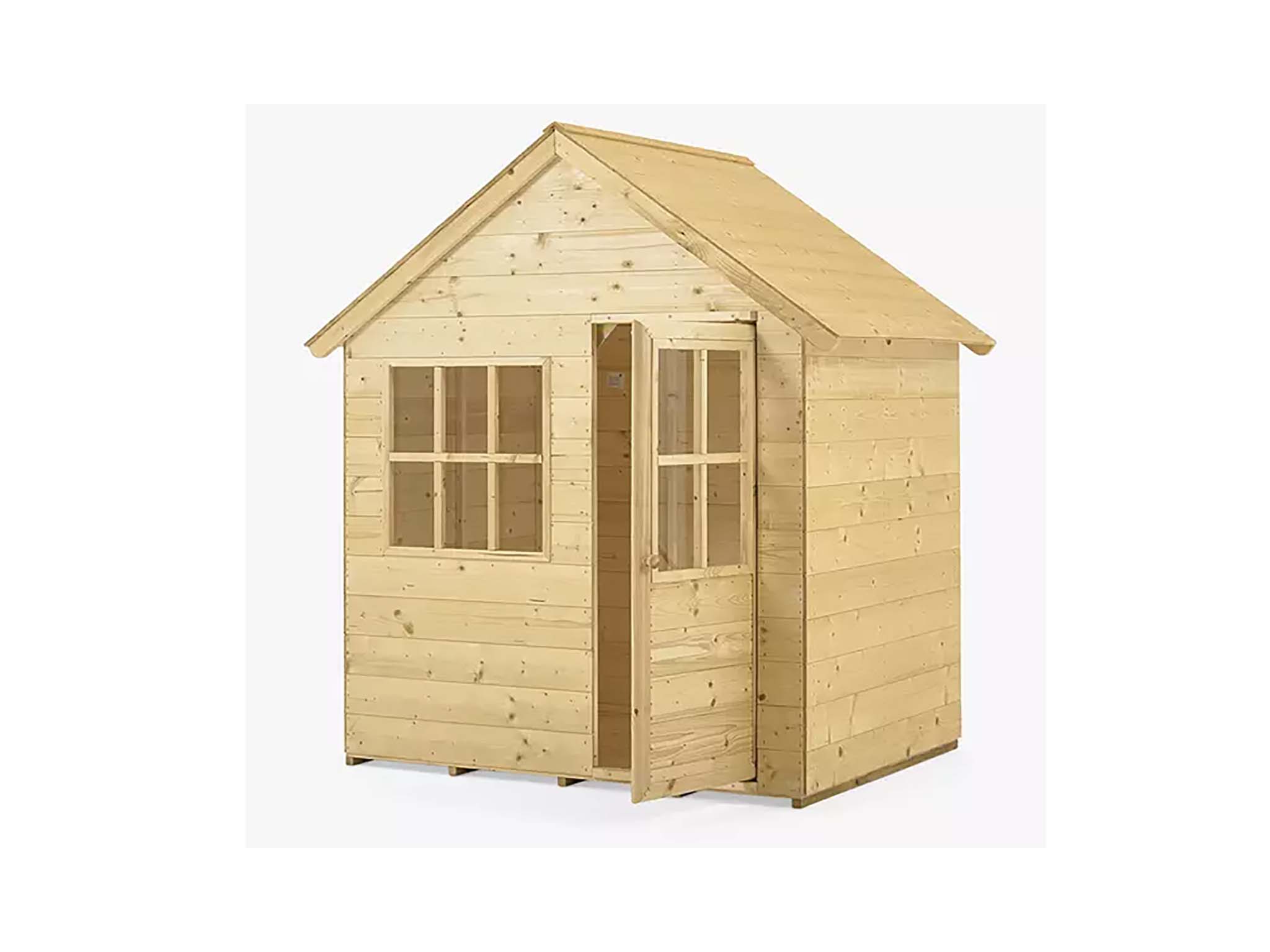 Hideaway wooden playhouse
