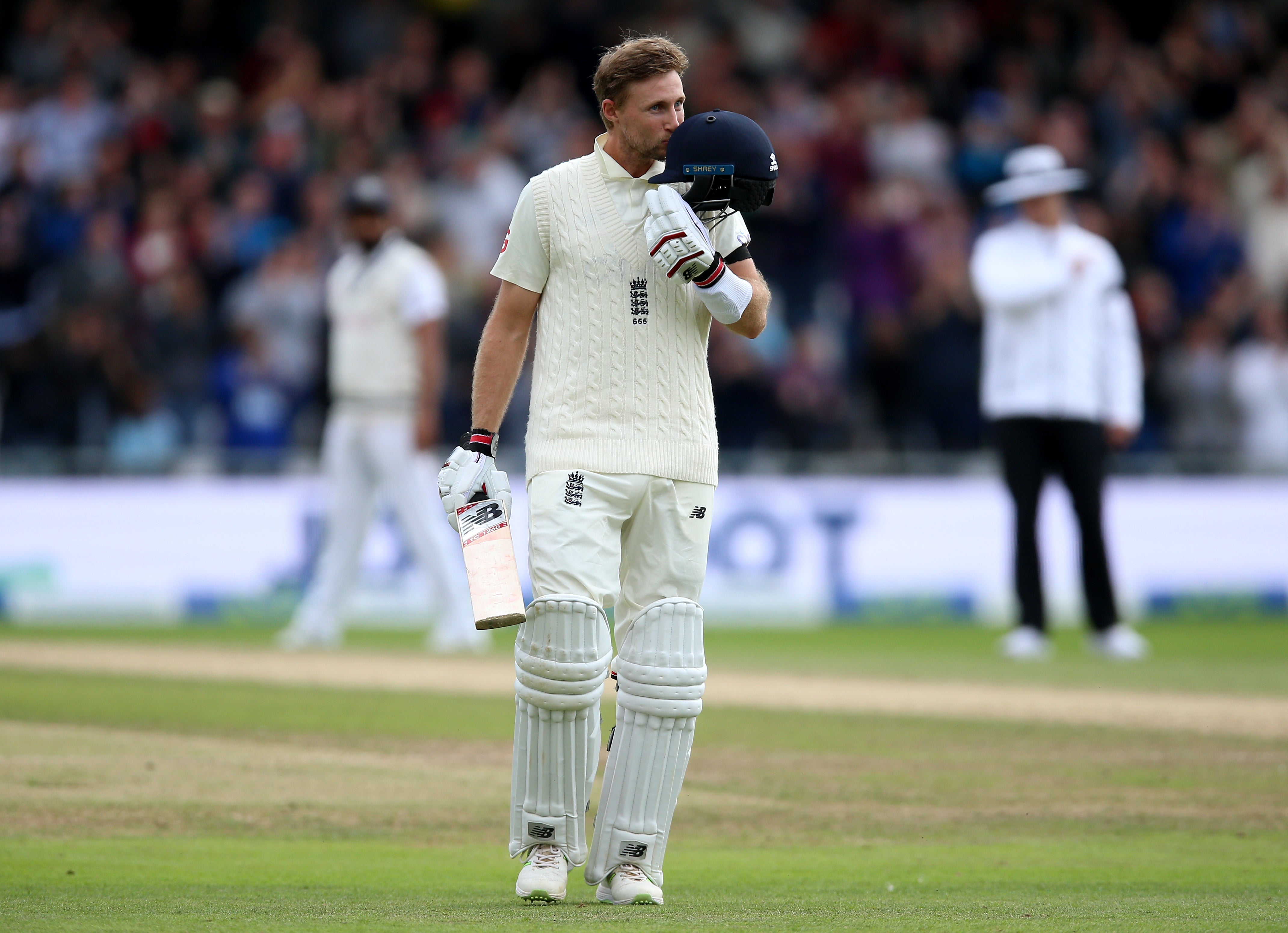 England captain Joe Root struck a century at Headingley on Thursday (Nigel French/PA)