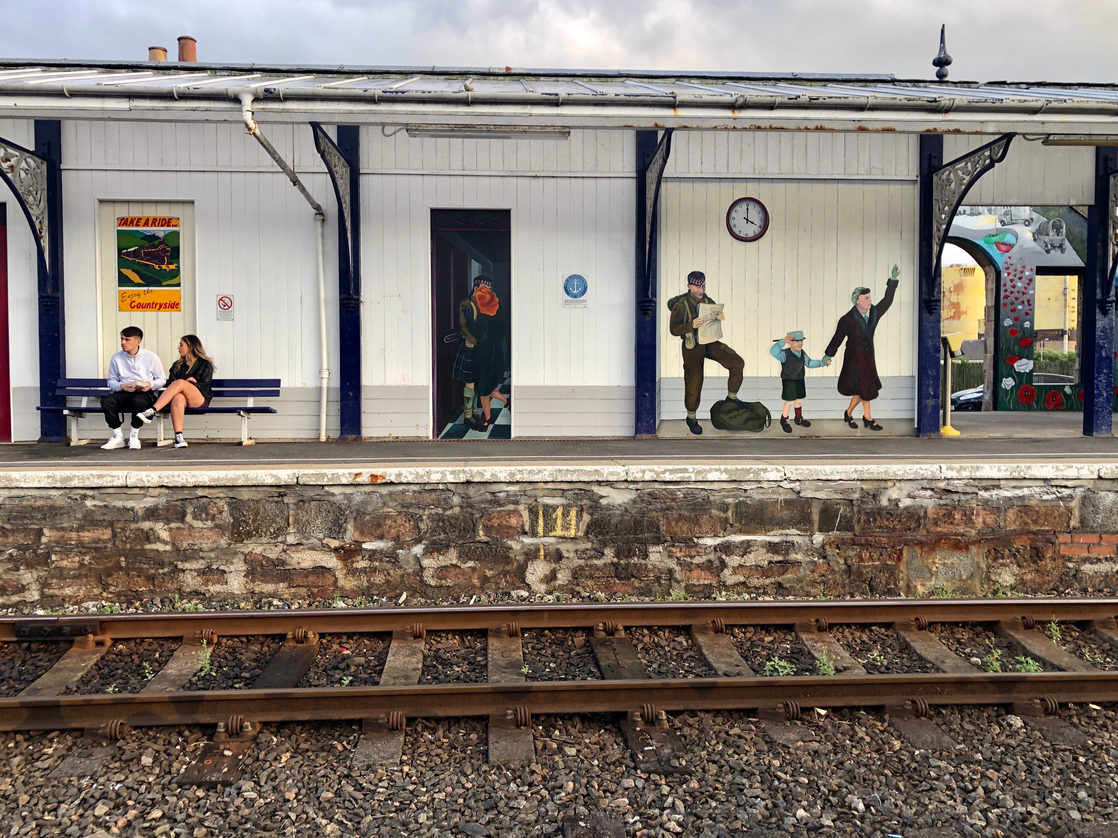<p>Away day: Invergordon station, on the Far North Line from Inverness</p>