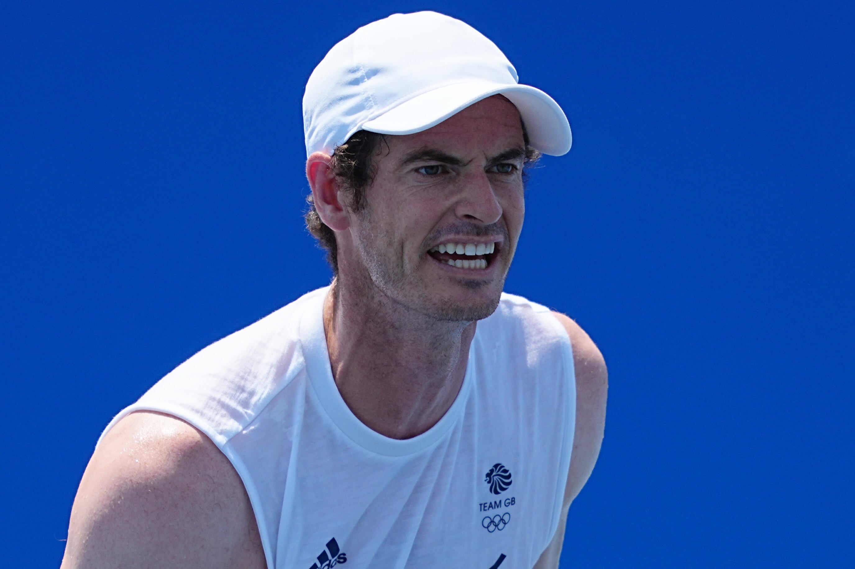 Andy Murray, pictured, will face Stefanos Tsitsipas at the US Open (PA)