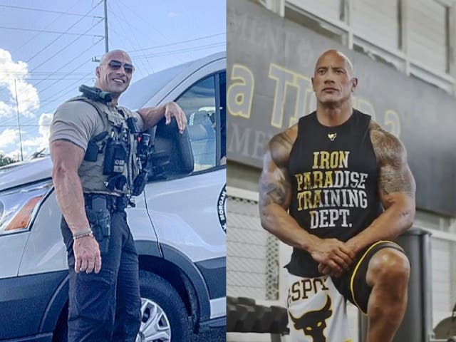 Oficial de policía de Alabama se vuelve viral por su parecido con Dwayne Johnson