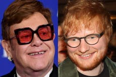Elton John reveals what NSFW gift Ed Sheeran gave him for his birthday