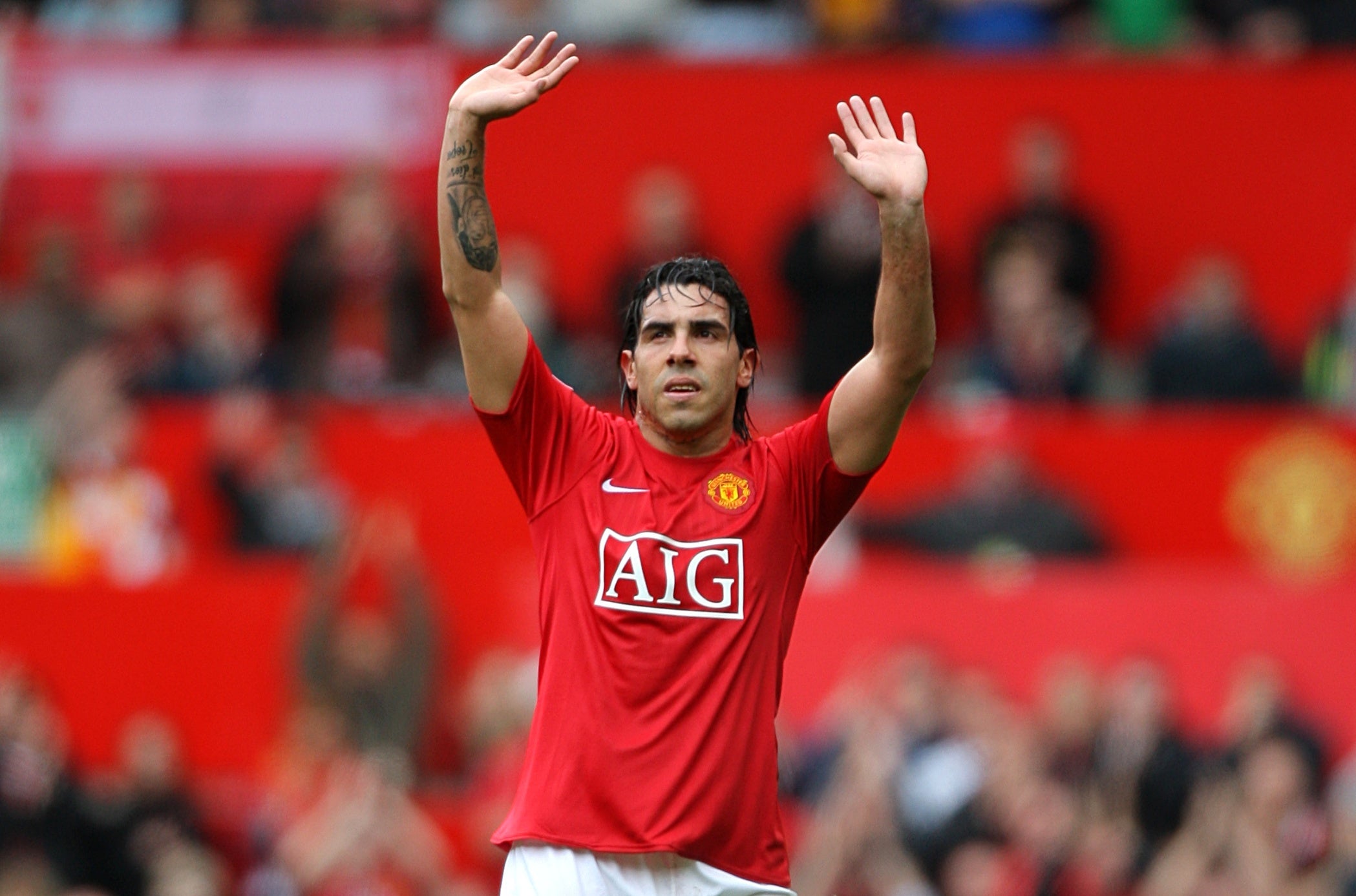 Carlos Tevez joined Manchester United from West Ham. (Nick Potts/PA)