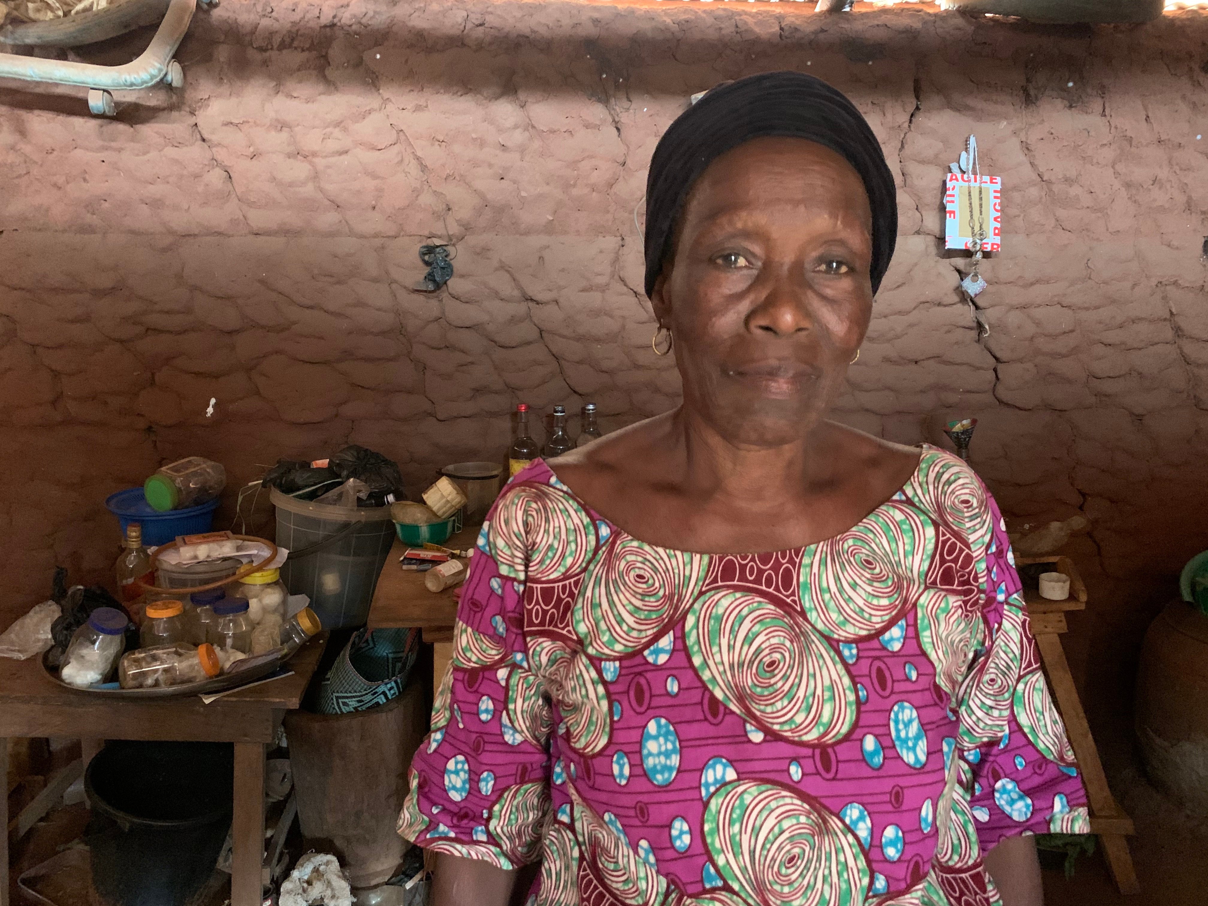 Ayebeleyi Dahoui, 72, says her Amazon grandmother, Adana, preferred fighting with her hands