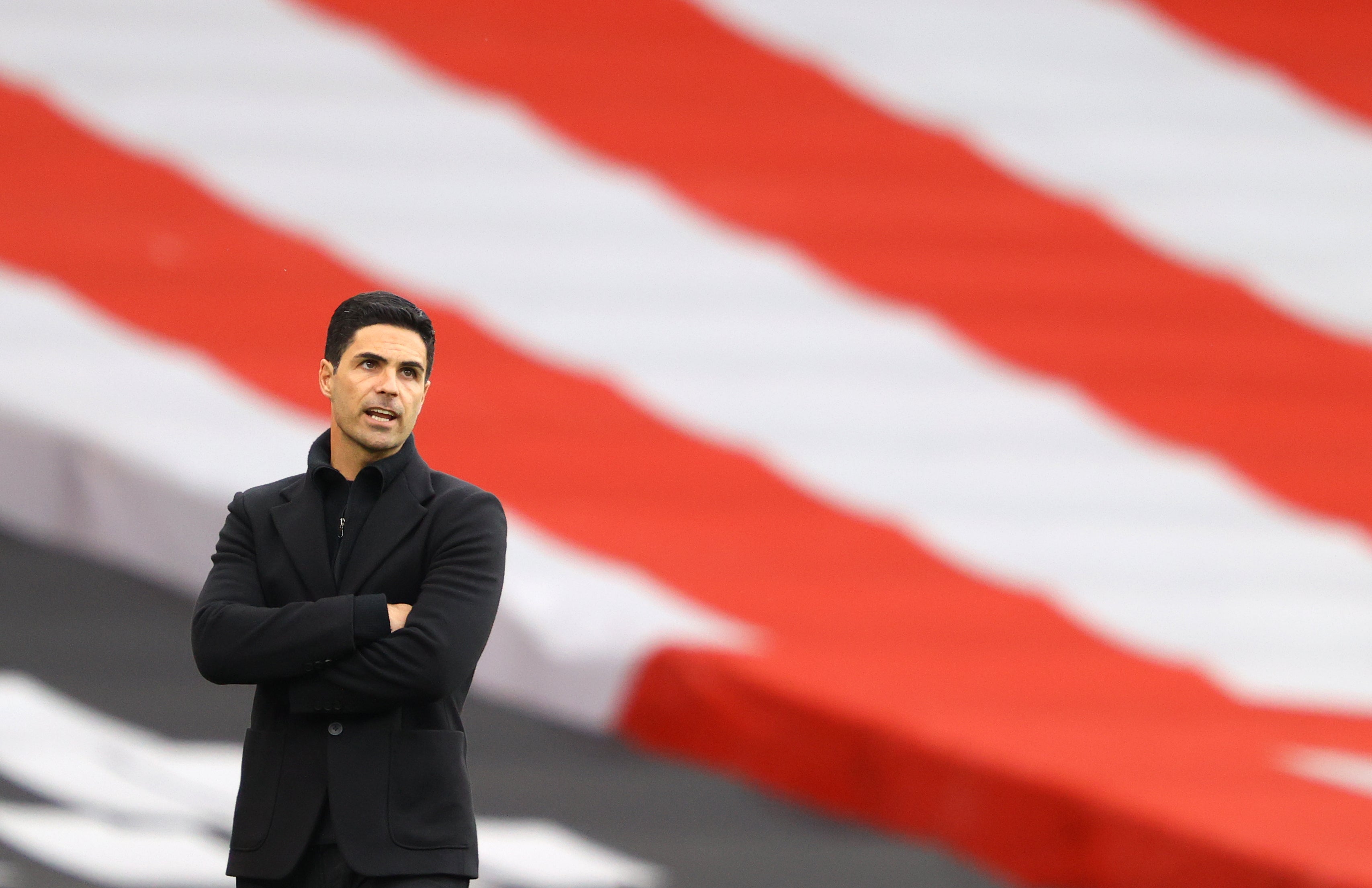 Mikel Arteta has seen his Arsenal side lose their opening two Premier League games of the season (Richard Heathcote/PA)