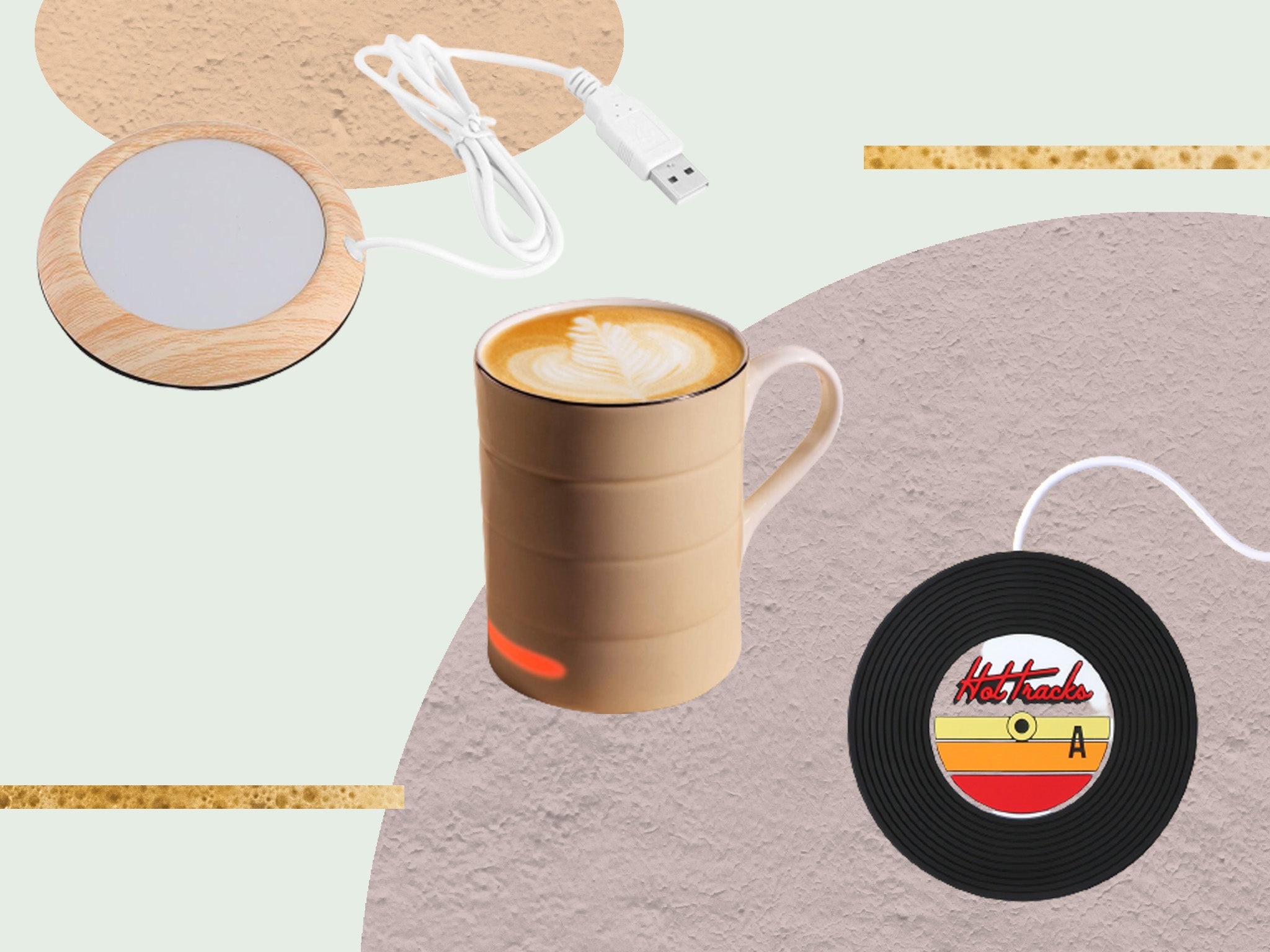 Silicone USB Cup Warmer Coaster Coffee Mug Heating Pad Electric Heating Coaster 