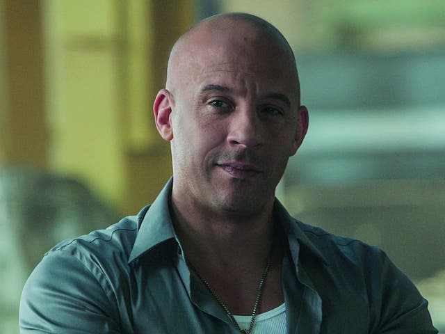 <p>Vin Diesel as Dominic Toretto in ‘Fast and Furious 7'</p>