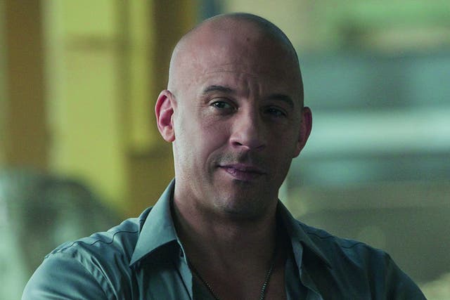 <p>Vin Diesel as Dominic Toretto in ‘Fast and Furious 7'</p>