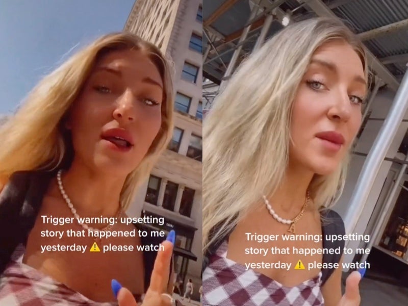 Influencer shares PSA warning followers not to wear headphones while walking alone