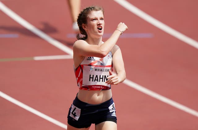 Great Britain’s Sophie Hahn made a strong start to her title defence (Tim Goode/PA)