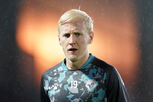 Will Hughes has completed a move from Watford to Crystal Palace (Zac Goodwin/PA)