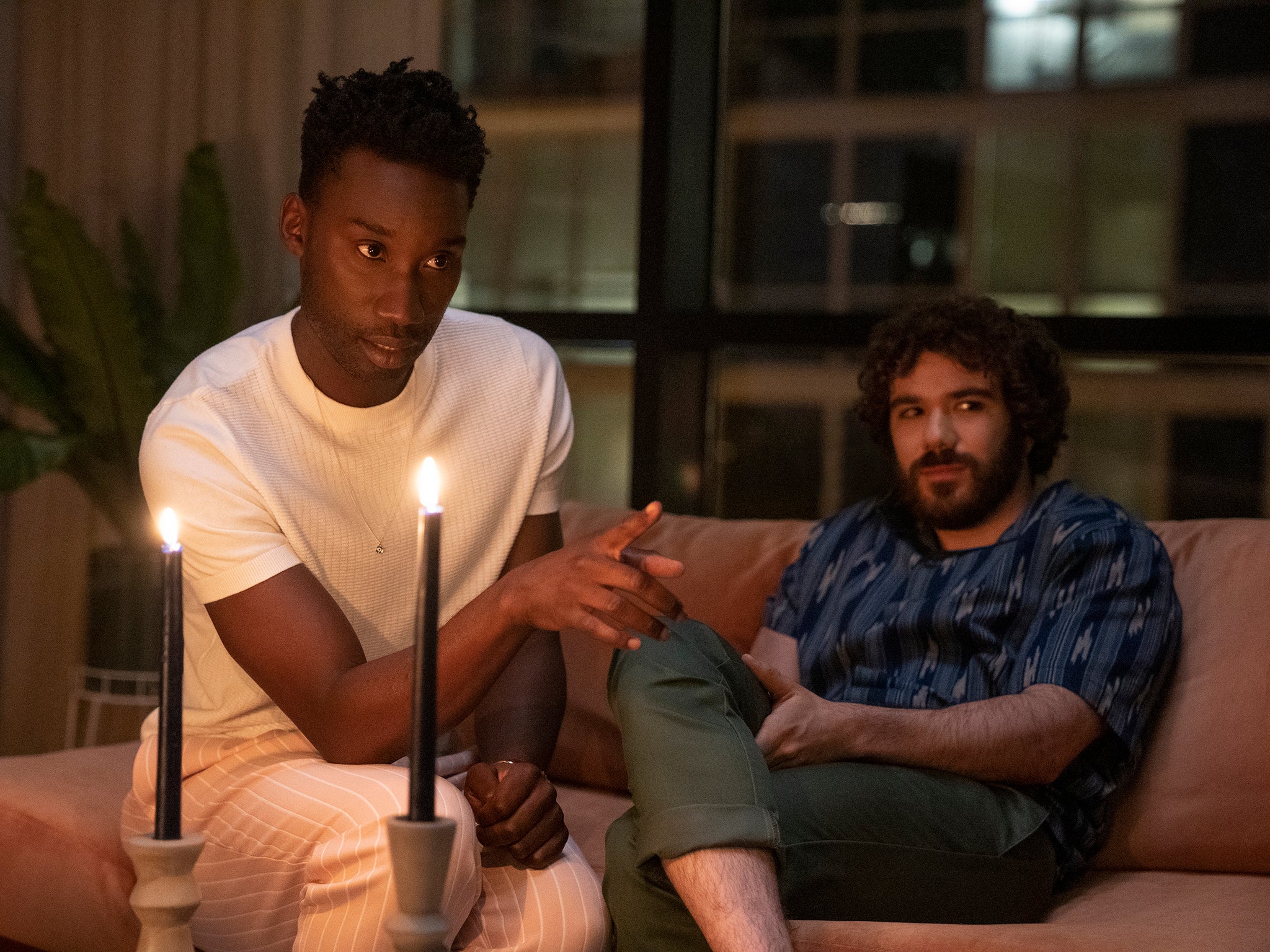 Nathan Stewart-Jarrett and Kyle Kaminsky in ‘Candyman'